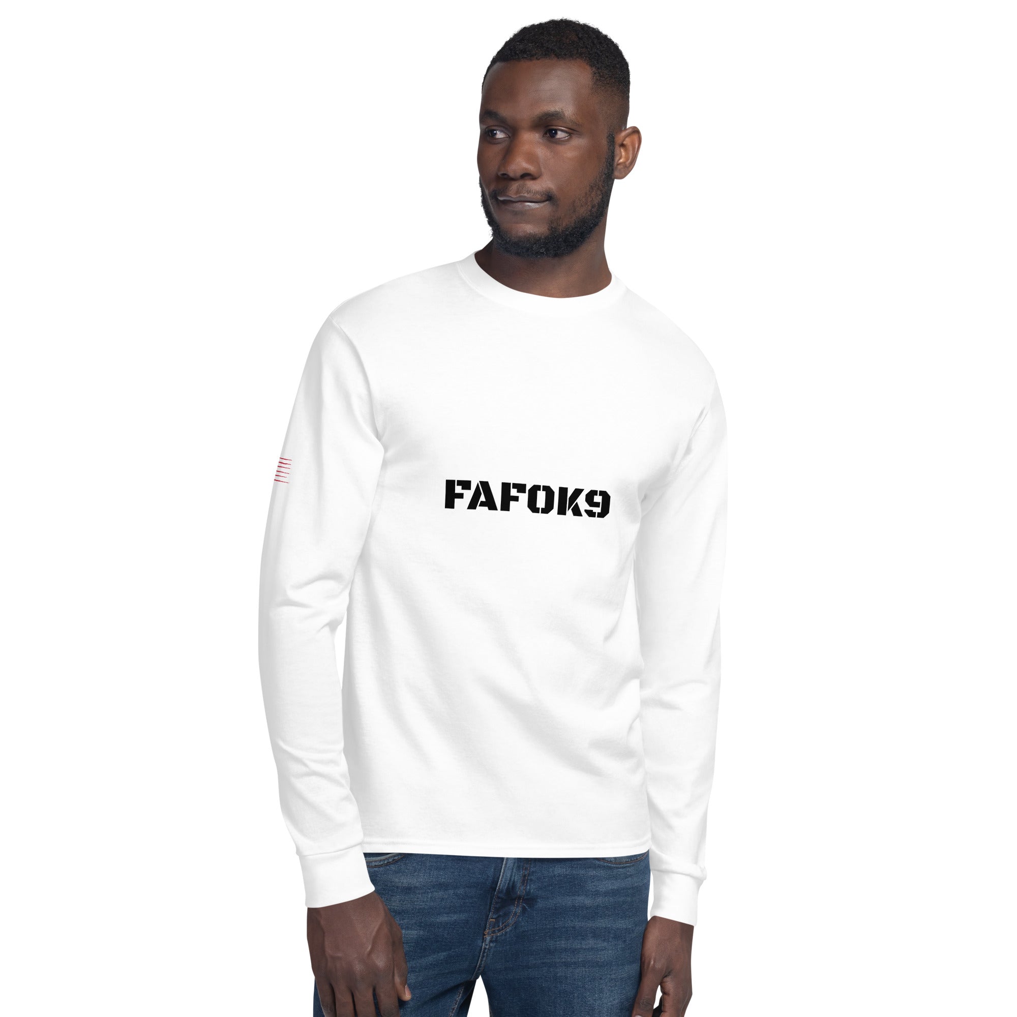 FAFOK9 Men s Champion Long Sleeve Shirt F CK AROUND K 9 Find out