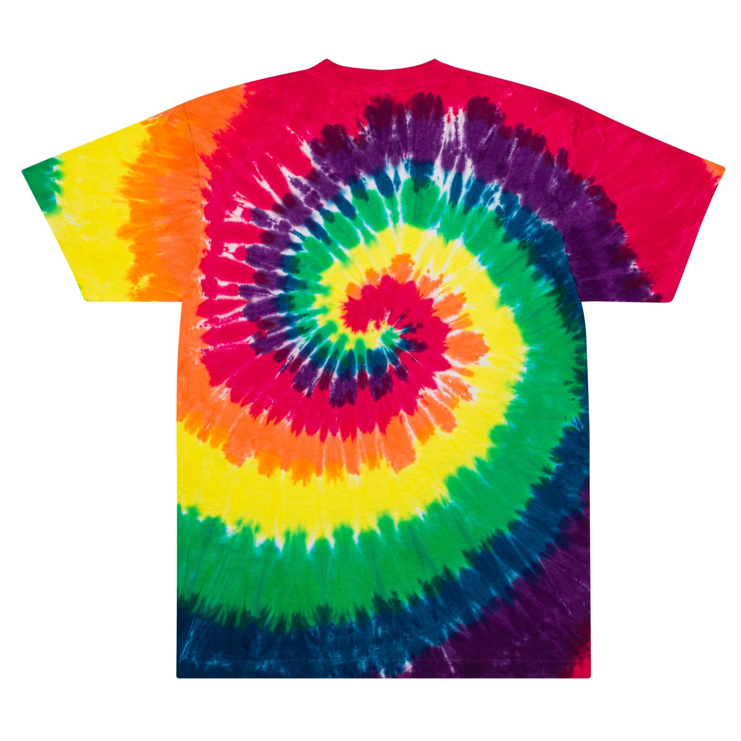 F*CK AROUND K-9 Find Out!™ Embroidered Oversized tie-dye t-shirt