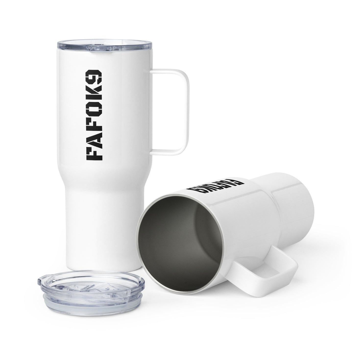 FAFOK9™ Travel mug with a handle