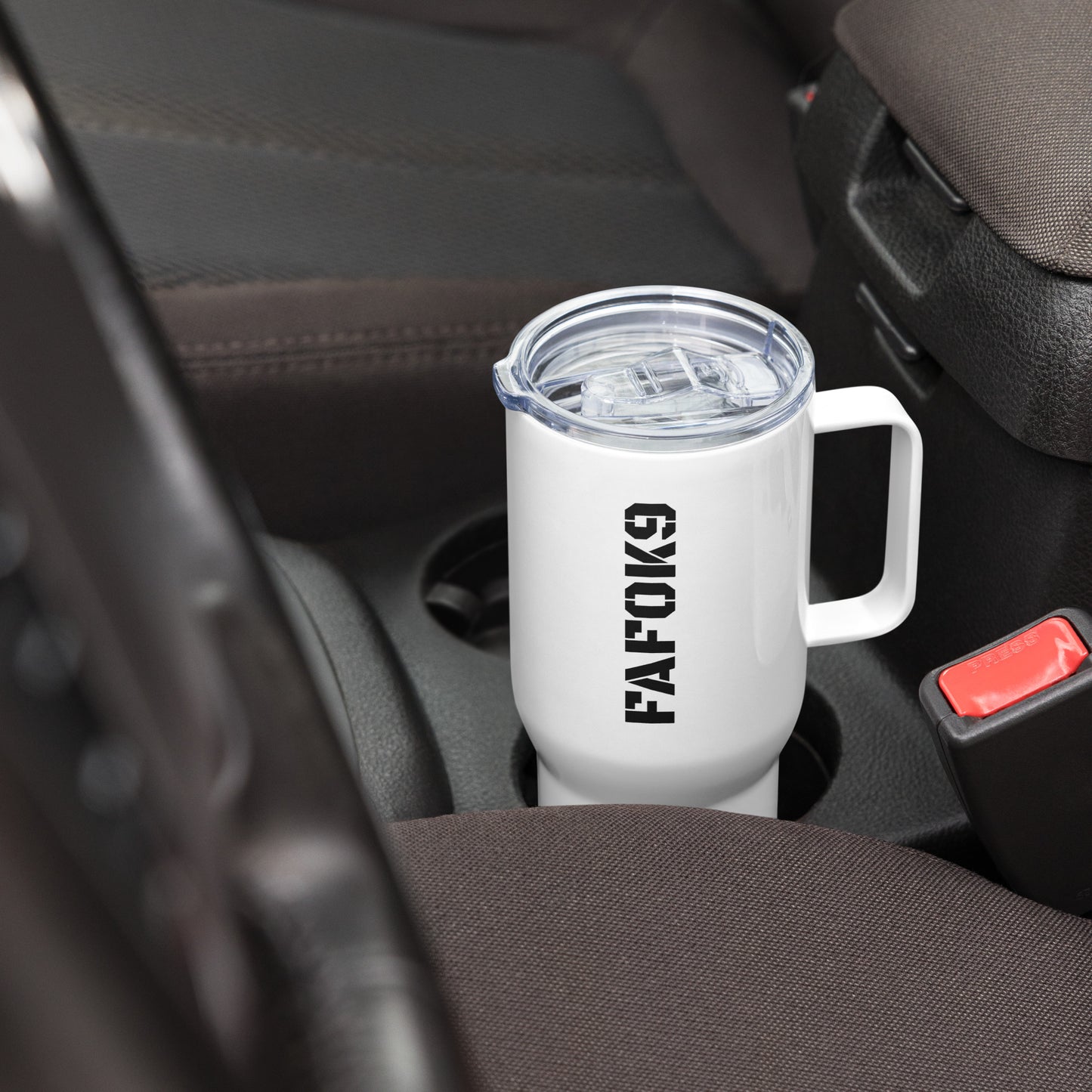 FAFOK9™ Travel mug with a handle