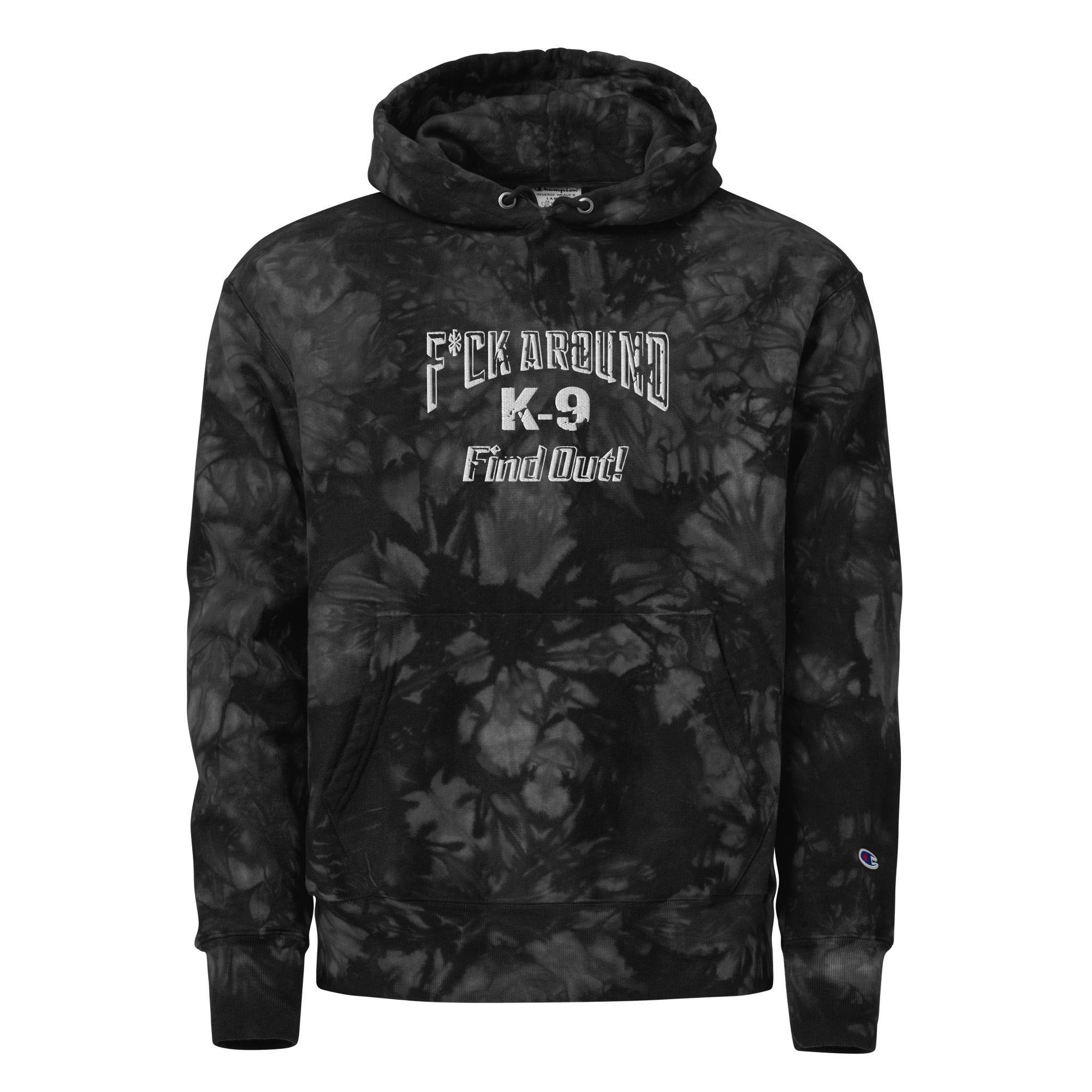 F@%K Cancer 2024 Unisex Champion tie-dye hoodie